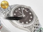 Rolex DateJust 278384 Brown Diamonds Dial Diamonds Bezel on SS Cal.2236 - Görsel 7