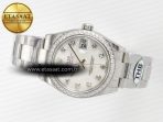 Rolex DateJust 278384RBR 904L Steel White MOP Dial Diamonds Bezel on SS Cal.2236 - Görsel 9