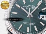 Rolex DateJust 36 126200 904L SS VSF 1:1 Best Edition Green Dial on Jubilee Bracelet VS3235 - Görsel 10