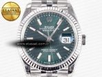 Rolex DateJust 36 126200 904L SS VSF 1:1 Best Edition Green Dial on Jubilee Bracelet VS3235 - Görsel 4
