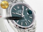 Rolex DateJust 36 126200 904L SS VSF 1:1 Best Edition Green Dial on Jubilee Bracelet VS3235 - Görsel 5