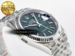 Rolex DateJust 36 126200 904L SS VSF 1:1 Best Edition Green Dial on Jubilee Bracelet VS3235 - Görsel 7