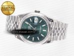 Rolex DateJust 36 126200 904L SS VSF 1:1 Best Edition Green Dial on Jubilee Bracelet VS3235 - Görsel 9