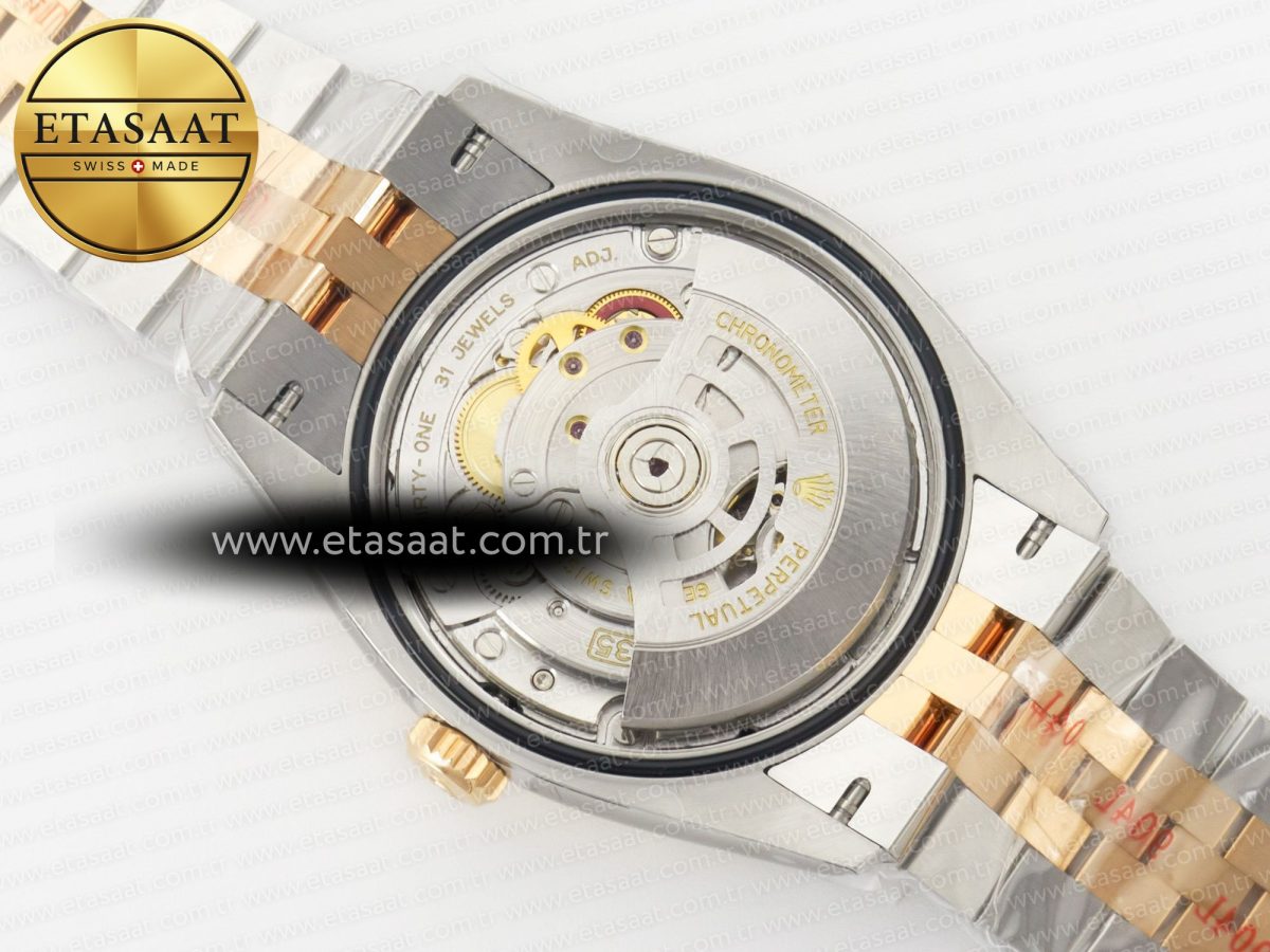 Rolex DateJust 126231 36mm Black Diamonds VR3235 - Görsel 19