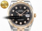 Rolex DateJust 126231 36mm Black Diamonds VR3235 - Görsel 4