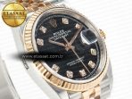 Rolex DateJust 126231 36mm Black Diamonds VR3235 - Görsel 5