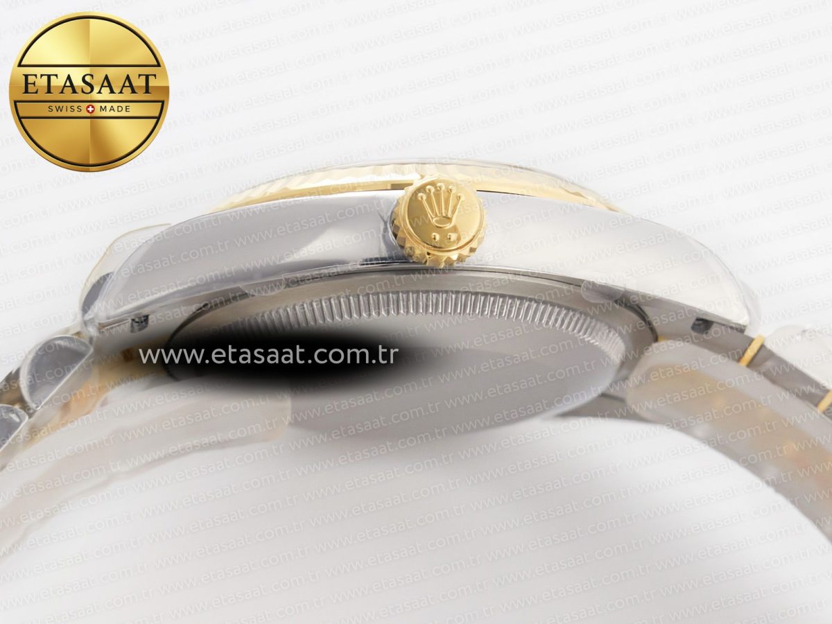 Rolex DateJust 36 126233 Clean 1:1 Best Edition 904L Steel Black Diamonds Dial on SS/YG Jubilee Bracelet VR3235 - Görsel 15