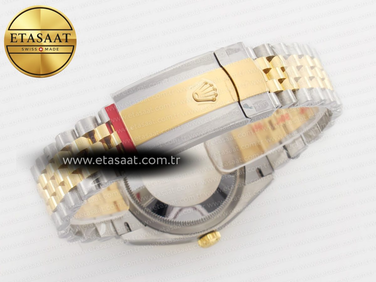 Rolex DateJust 36 126233 Clean 1:1 Best Edition 904L Steel Black Diamonds Dial on SS/YG Jubilee Bracelet VR3235 - Görsel 16