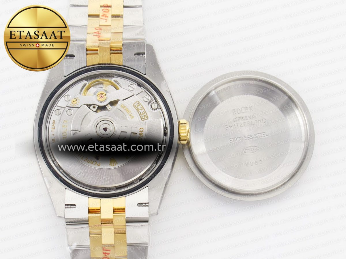 Rolex DateJust 36 126233 Clean 1:1 Best Edition 904L Steel Black Diamonds Dial on SS/YG Jubilee Bracelet VR3235 - Görsel 18