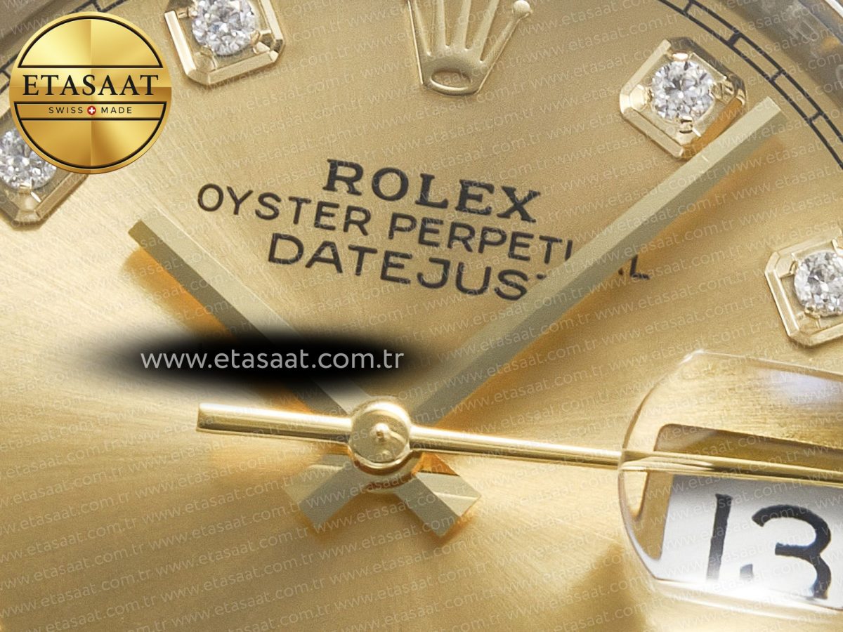Rolex DateJust 36 126233 Clean 1:1 Best Edition 904L Steel YG Diamonds Dial on SS/YG Jubilee Bracelet VR3235 - Görsel 10