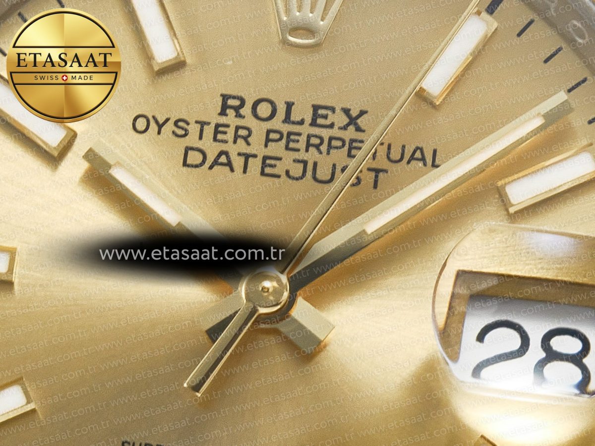 Rolex DateJust 36 126233 Clean 1:1 Best Edition 904L Steel YG Stick Dial on SS/YG Jubilee Bracelet VR3235 - Görsel 10