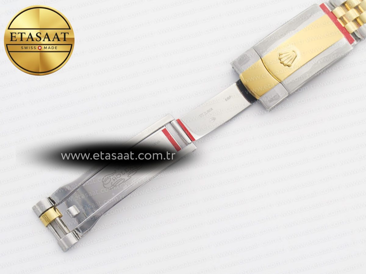 Rolex DateJust 36 126233 Clean 1:1 Best Edition 904L Steel YG Stick Dial on SS/YG Jubilee Bracelet VR3235 - Görsel 31