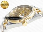 Rolex DateJust 36 126233 Clean 1:1 Best Edition 904L Steel YG Textured Diamonds Dial on SS/YG Jubilee Bracelet VR3235 - Görsel 6