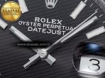 Rolex DateJust 36 126234 904L SS Clean 1:1 Best Edition Fluted Bezel Black Dial on Jubilee Bracelet VR3235 - Görsel 10