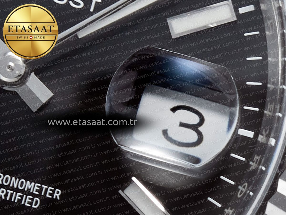 Rolex DateJust 36 126234 904L SS Clean 1:1 Best Edition Fluted Bezel Black Dial on Jubilee Bracelet VR3235 - Görsel 11