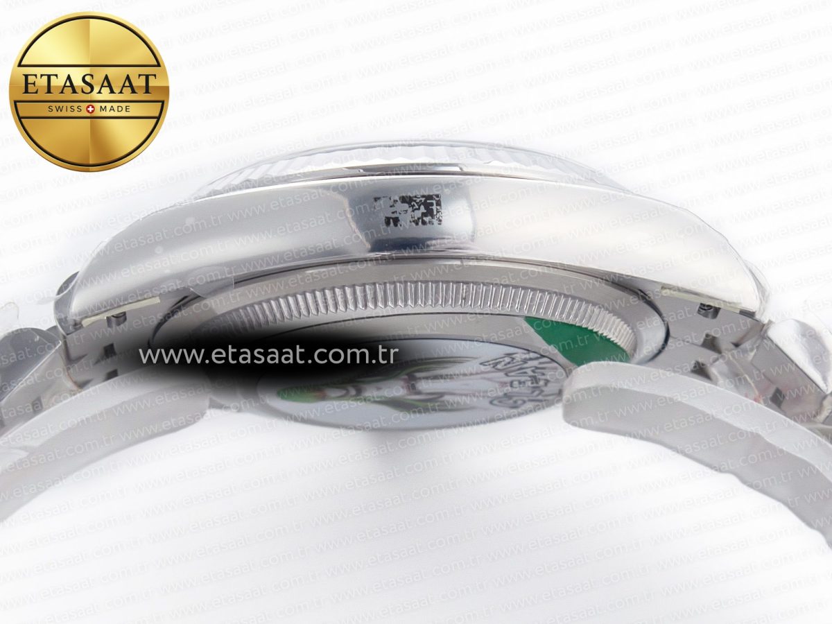 Rolex DateJust 36 126234 904L SS Clean 1:1 Best Edition Fluted Bezel Black Dial on Jubilee Bracelet VR3235 - Görsel 14