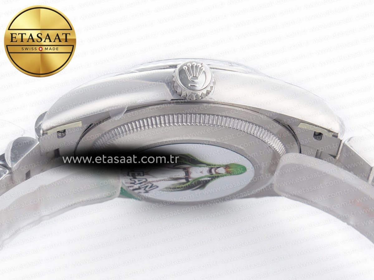 Rolex DateJust 36 126234 904L SS Clean 1:1 Best Edition Fluted Bezel Black Dial on Jubilee Bracelet VR3235 - Görsel 15