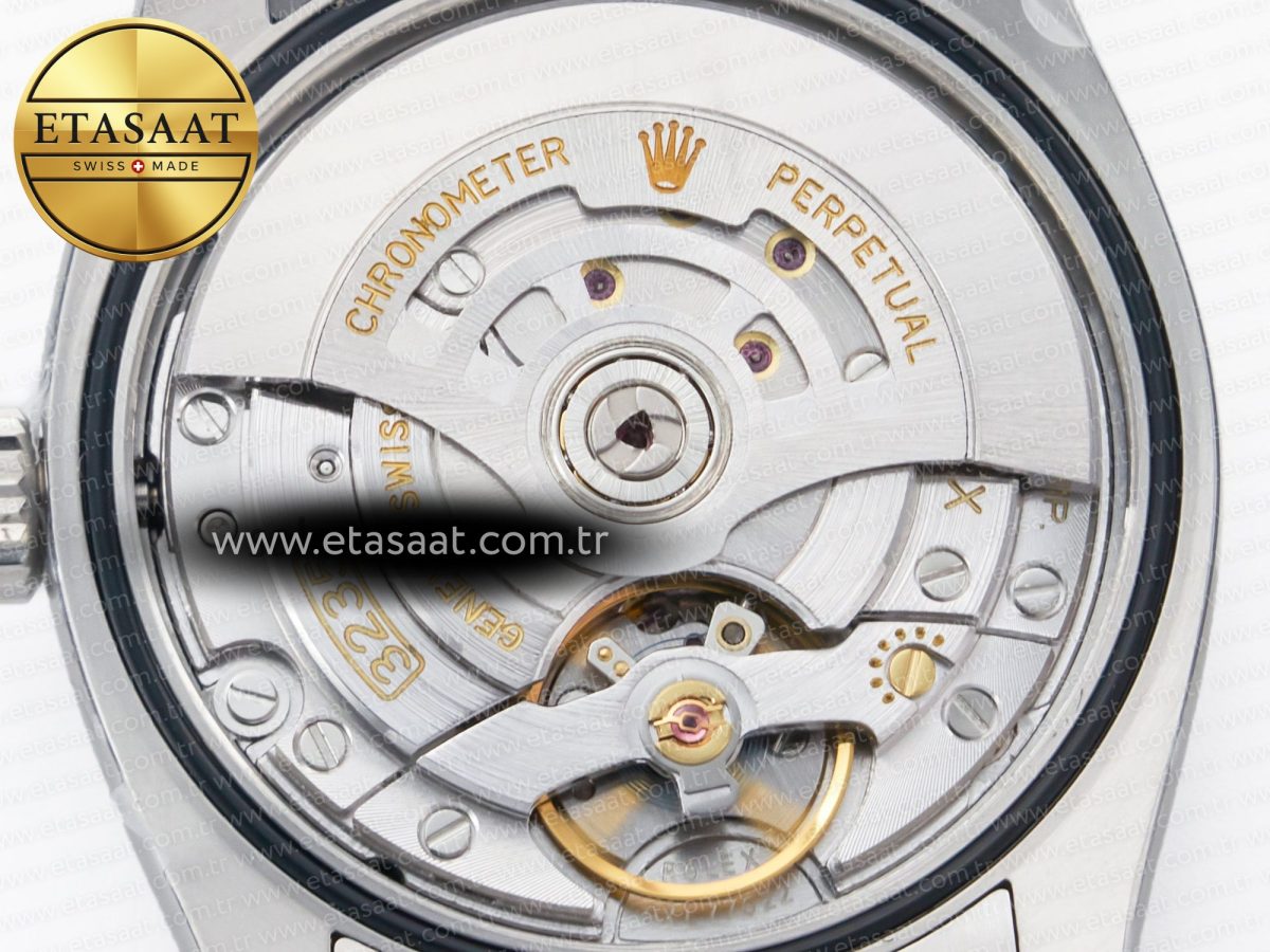 Rolex DateJust 36 126234 904L SS Clean 1:1 Best Edition Fluted Bezel Black Dial on Jubilee Bracelet VR3235 - Görsel 20