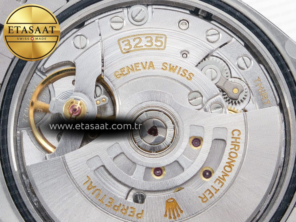 Rolex DateJust 36 126234 904L SS Clean 1:1 Best Edition Fluted Bezel Black Dial on Jubilee Bracelet VR3235 - Görsel 21