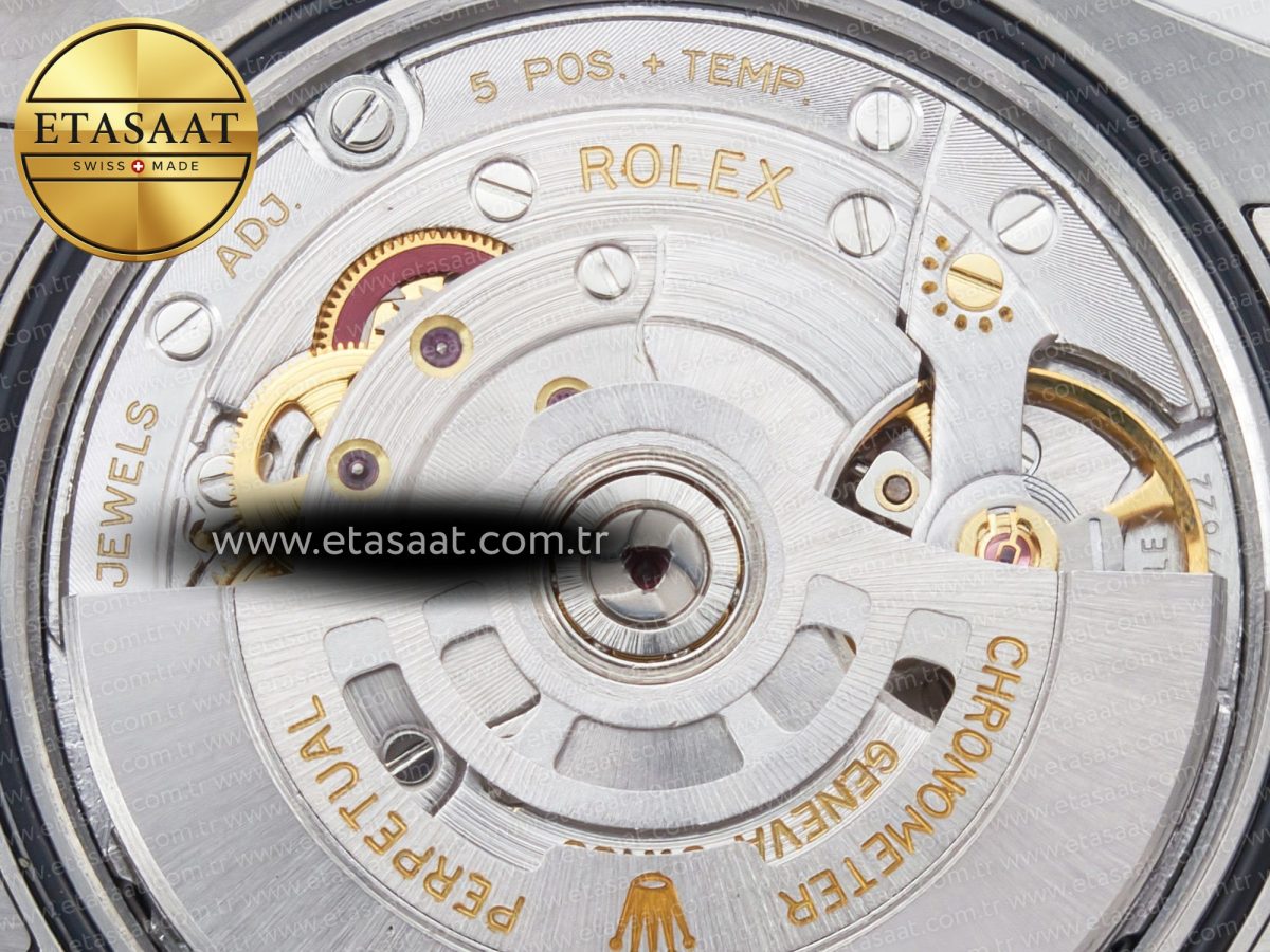 Rolex DateJust 36 126234 904L SS Clean 1:1 Best Edition Fluted Bezel Black Dial on Jubilee Bracelet VR3235 - Görsel 22