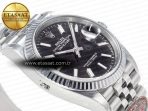 Rolex DateJust 36 126234 904L SS Clean 1:1 Best Edition Fluted Bezel Black Dial on Jubilee Bracelet VR3235 - Görsel 7