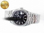 Rolex DateJust 36 126234 904L SS Clean 1:1 Best Edition Fluted Bezel Black Dial on Jubilee Bracelet VR3235 - Görsel 9