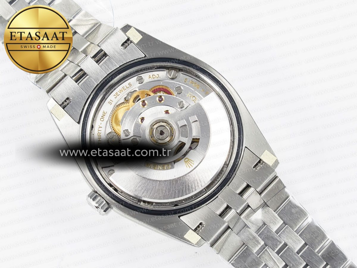 Rolex DateJust 36 126234 904L SS VSF 1:1 Best Edition Blue Dial on Jubilee Bracelet VS3235 - Görsel 19