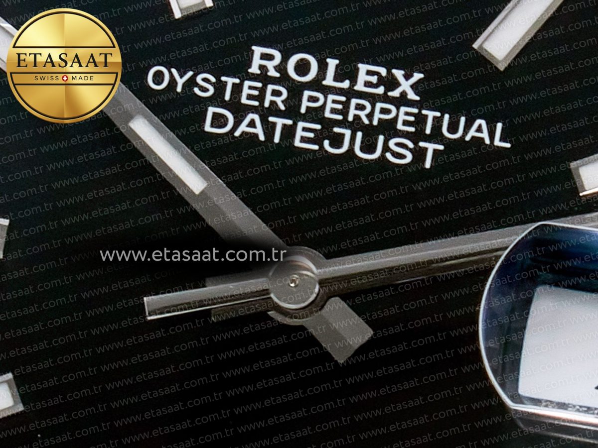 Rolex DateJust 36 SS 116234 VSF 1:1 Best Edition 904L Steel Black Stick Dial on Jubilee Bracelet VS3135 - Görsel 11