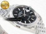 Rolex DateJust 36 SS 116234 VSF 1:1 Best Edition 904L Steel Black Stick Dial on Jubilee Bracelet VS3135 - Görsel 7