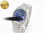 Rolex DateJust 36 SS 116234 VSF 1:1 Best Edition 904L Steel Blue Diamonds Dial on Jubilee Bracelet VS3135