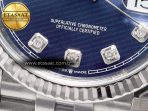 Rolex DateJust 36 SS 116234 VSF 1:1 Best Edition 904L Steel Blue Diamonds Dial on Jubilee Bracelet VS3135 - Görsel 13