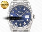 Rolex DateJust 36 SS 116234 VSF 1:1 Best Edition 904L Steel Blue Diamonds Dial on Jubilee Bracelet VS3135 - Görsel 4
