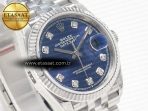 Rolex DateJust 36 SS 116234 VSF 1:1 Best Edition 904L Steel Blue Diamonds Dial on Jubilee Bracelet VS3135 - Görsel 5