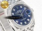 Rolex DateJust 36 SS 116234 VSF 1:1 Best Edition 904L Steel Blue Diamonds Dial on Jubilee Bracelet VS3135 - Görsel 5