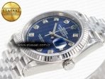 Rolex DateJust 36 SS 116234 VSF 1:1 Best Edition 904L Steel Blue Diamonds Dial on Jubilee Bracelet VS3135 - Görsel 6
