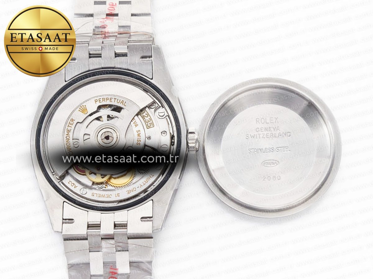 Rolex DateJust 36MM 126234 SS Clean 1:1 Best Edition Blue Fluted Dial on SS Jubilee Bracelet VR3235 - Görsel 17