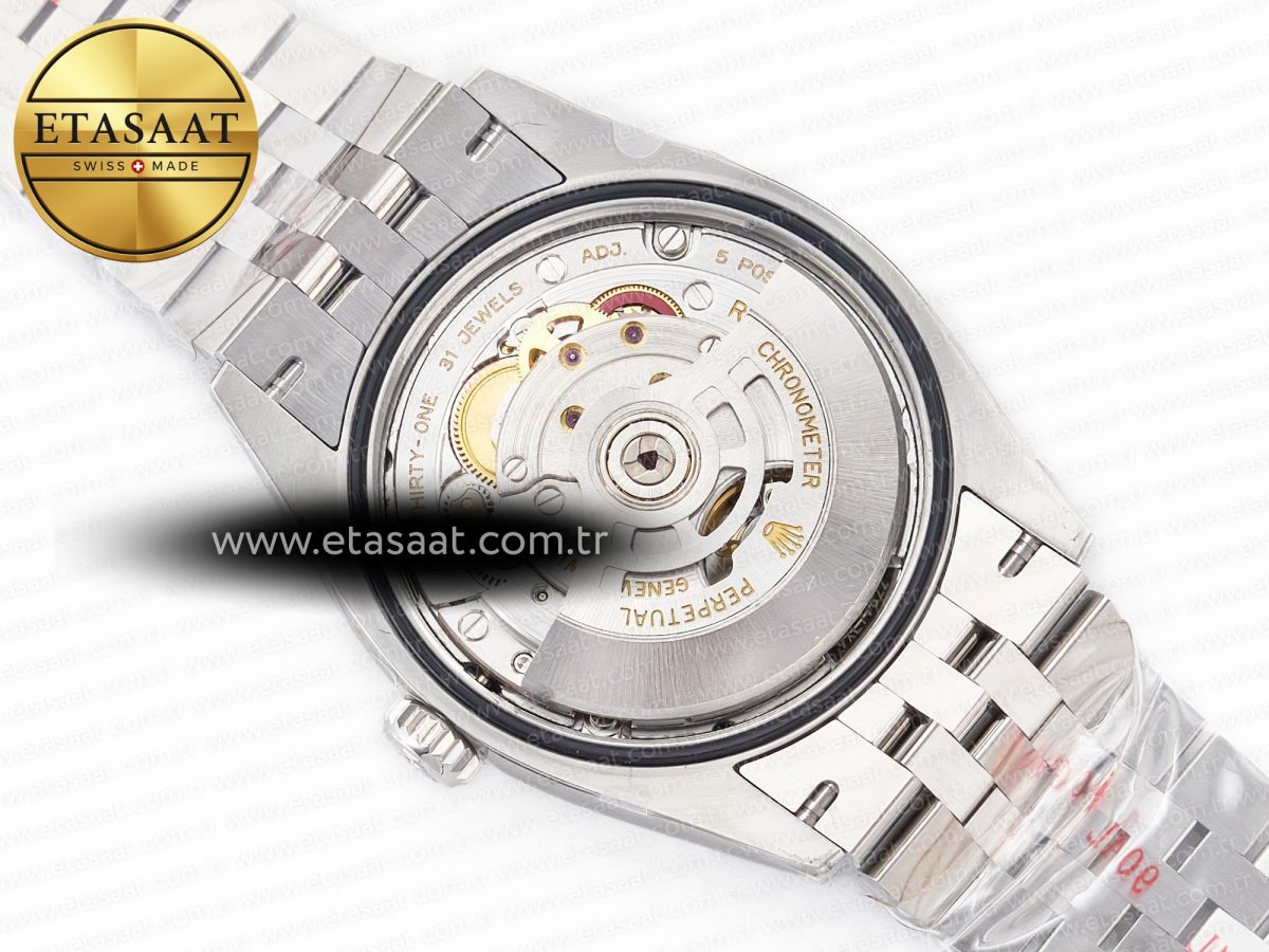Rolex DateJust 36MM 126234 SS Clean 1:1 Best Edition Blue Fluted Dial on SS Jubilee Bracelet VR3235 - Görsel 18