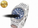 Rolex DateJust 36MM 126234 SS Clean 1:1 Best Edition Blue Fluted Dial on SS Jubilee Bracelet VR3235 - Görsel 2