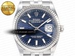 Rolex DateJust 36MM 126234 SS Clean 1:1 Best Edition Blue Fluted Dial on SS Jubilee Bracelet VR3235 - Görsel 4