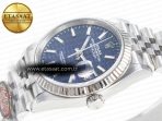 Rolex DateJust 36MM 126234 SS Clean 1:1 Best Edition Blue Fluted Dial on SS Jubilee Bracelet VR3235 - Görsel 5