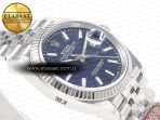Rolex DateJust 36MM 126234 SS Clean 1:1 Best Edition Blue Fluted Dial on SS Jubilee Bracelet VR3235 - Görsel 6