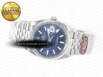 Rolex DateJust 36MM 126234 SS Clean 1:1 Best Edition Blue Fluted Dial on SS Jubilee Bracelet VR3235 - Görsel 8