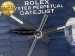 Rolex DateJust 36MM 126234 SS Clean 1:1 Best Edition Blue Fluted Dial on SS Jubilee Bracelet VR3235 - Görsel 9