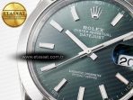 Rolex DateJust 41 126330 904L SS VSF 1:1 Best Edition Green Dial on Oyster Bracelet VS3235 - Görsel 10