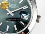 Rolex DateJust 41 126330 904L SS VSF 1:1 Best Edition Green Dial on Oyster Bracelet VS3235 - Görsel 12
