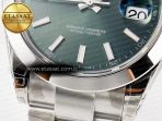 Rolex DateJust 41 126330 904L SS VSF 1:1 Best Edition Green Dial on Oyster Bracelet VS3235 - Görsel 13