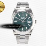 Rolex Datejust 41 126330 VSF Yeşil Kadran Oyster VS3235 Eta Saat - Görsel 3 - 1:1 Süper Klon Saat