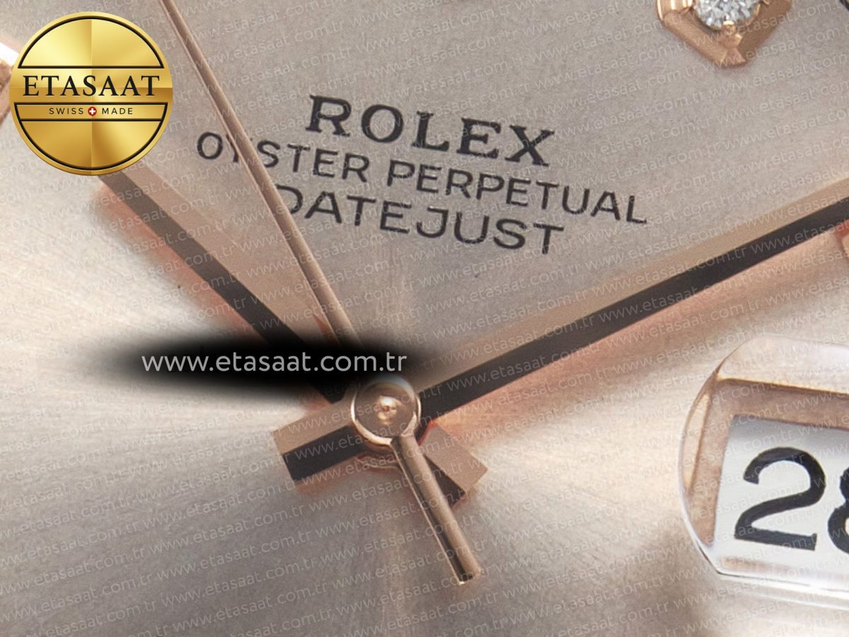 Rolex DateJust 41 126331 904L SS/RG Clean 1:1 Best Edition Steel Silver Diamond Stick Dial on Jubilee Bracelet VR3235 - Görsel 10