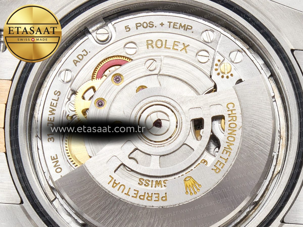 Rolex DateJust 41 126331 904L SS/RG Clean 1:1 Best Edition Steel Silver Diamond Stick Dial on Jubilee Bracelet VR3235 - Görsel 22