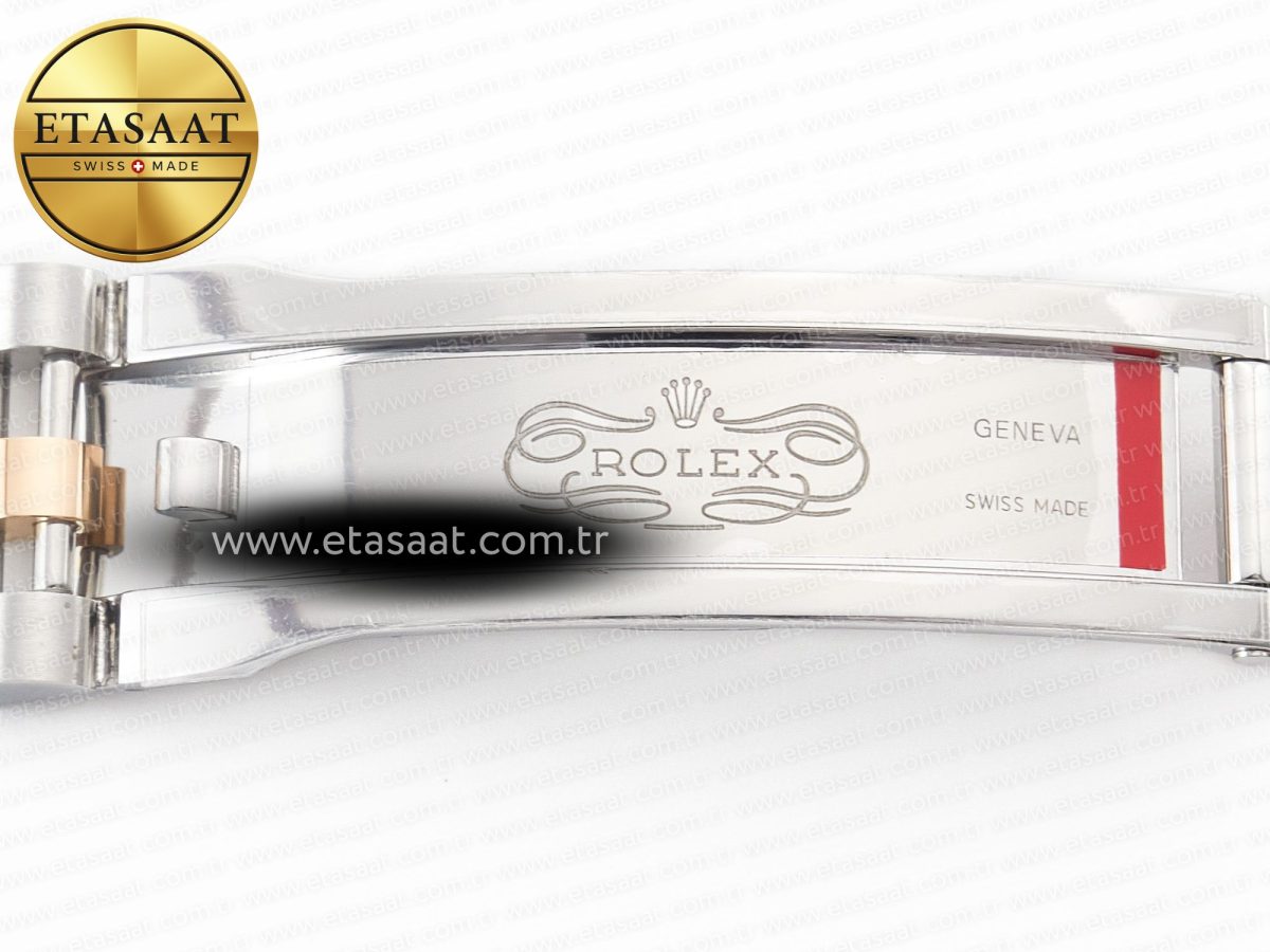 Rolex DateJust 41 126331 904L SS/RG Clean 1:1 Best Edition Steel Silver Diamond Stick Dial on Jubilee Bracelet VR3235 - Görsel 30